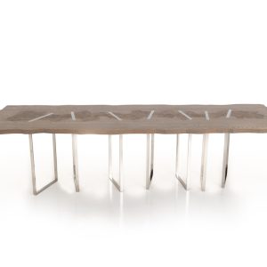 7 Cascades Dining Table - Driftwood Finish